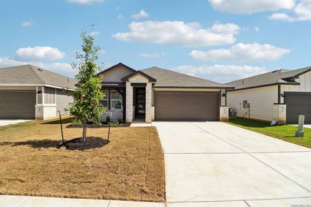 New construction Single-Family house 879 Shatterhand Blvd, San Antonio, TX 78260 plan The Allen (840) - image