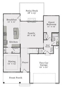 New construction Single-Family house 34 White Azalea Wy, Benson, NC 27504 plan Brooks - image 3