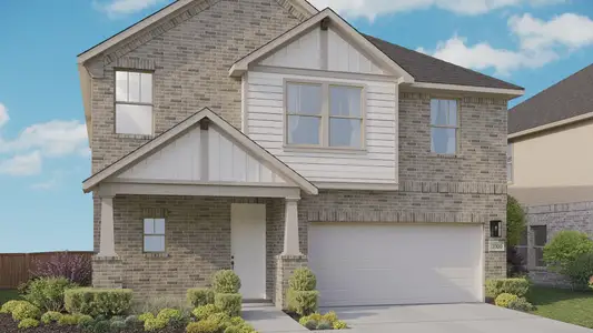 New construction Single-Family house 25808 Jasmine Sprig Ln, Elgin, TX 78621 plan Maui - image