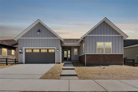 New construction Single-Family house 7340 Timberstone St, Castle Pines, CO 80108 plan 5081 Sanctuary Elevation A - Modern Farmhouse - image