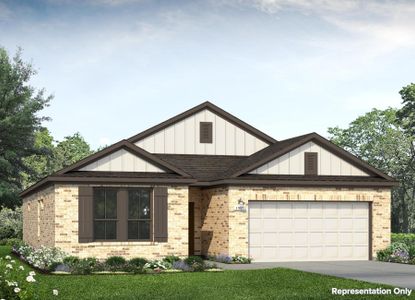 New construction Single-Family house 128 Warner Wy, Mico, TX 78056 plan Legacy Hills 1937 - image