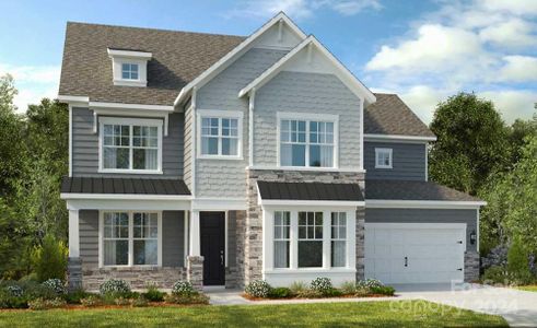 New construction Single-Family house 11823 Casabella Drive, Huntersville, NC 28078 London- photo 0