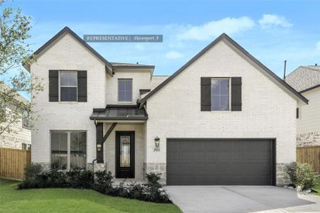 New construction Single-Family house 5614 Sandcastle Ridge Dr, Katy, TX 77493 plan The Davenport - image