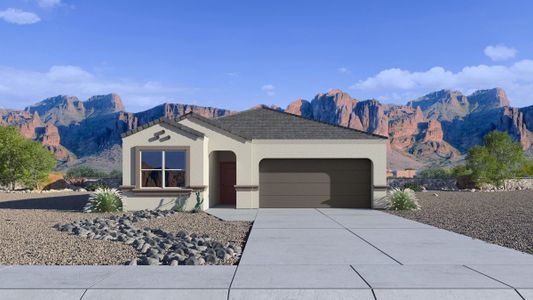 New construction Single-Family house 5069 E Midnight Star Dr, San Tan Valley, AZ 85143 Easton- photo 0