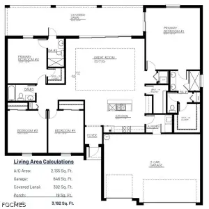 New construction Single-Family house 622 Nw 16Th Pl, Cape Coral, FL 33993 plan The Bluewater Cove - image 5