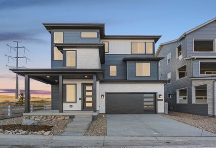 New construction Single-Family house 12124 Octave Ave, Lone Tree, CO 80134 plan 3621 Roxy Elevation C - Hip Slope Contemporary - image