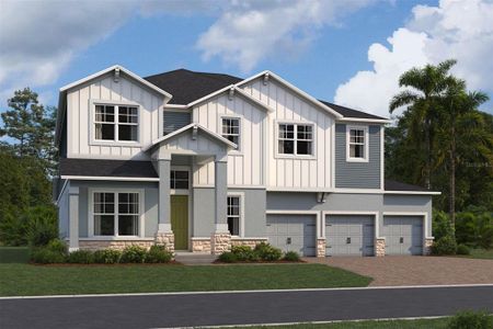New construction Single-Family house 3818 Wolves Creek Pl, Apopka, FL 32712 plan Lake Star - image