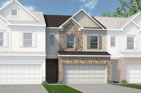 New construction Townhouse house 3898 Pressley Ln, Unit 14, Powder Springs, GA 30127 Norwood II- photo 0