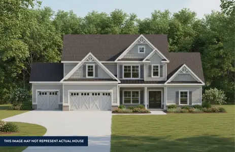 New construction Single-Family house 1211 Birch Wy, Loganville, GA 30052 plan (GA)Kirkland A.1 3 Front Entry - image