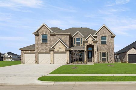 New construction Single-Family house 2536 Amber Ridge Lane, Grand Prairie, TX 75054 Stonehaven 2F- photo 0