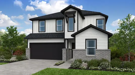 New construction Single-Family house 21859 Black Tulip Ln, Cypress, TX 77433 plan Reid - image