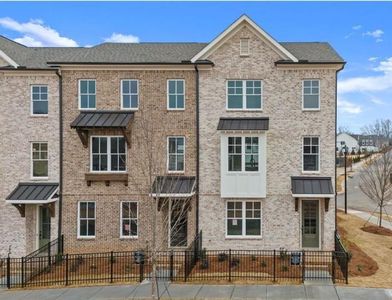 New construction Townhouse house 3256 Brunel Ln, Unit 20, Peachtree Corners, GA 30092 plan The Grayson II - image