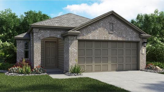 New construction Single-Family house 1711 Roaming Oak Bnd, Georgetown, TX 78628 Marion- photo 0