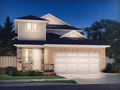 New construction Single-Family house 220 Outlaw Dr, Liberty Hill, TX 78642 plan The Olympic (380) - image