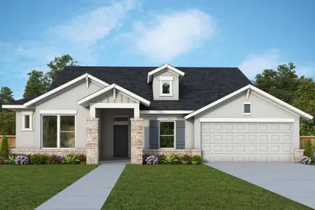 New construction Single-Family house 1310 Wilson Crk, New Braunfels, TX 78132 plan The Rymer - image