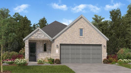 New construction Single-Family house 11693 Lazy Oak Creek Dr, Magnolia, TX 77354 plan Linfield - image