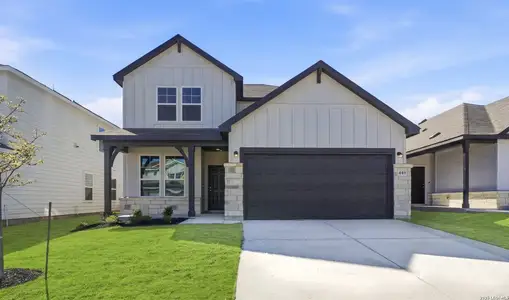 New construction Single-Family house 443 White Heron Wy, Marion, TX 78124 plan Mesilla - image