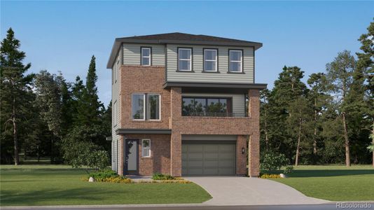 New construction Single-Family house 7808 S Cherokee Trl, Centennial, CO 80016 plan Boulevard - image