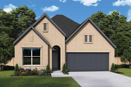 New construction Single-Family house 1519 Sheltered Lane, Magnolia, TX 77354 The Genoa- photo 0