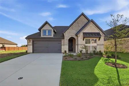 New construction Single-Family house 921 Alberta Spruce Rd, Fort Worth, TX 76247 plan Oleander - image