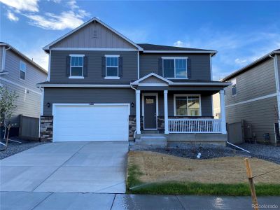 New construction Single-Family house 18165 Prince Hill Circle, Parker, CO 80134 HENLEY- photo 0