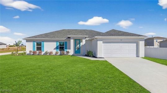 New construction Single-Family house 1027 Nw 12Th Ave, Cape Coral, FL 33993 plan The Sunset Harbor - image