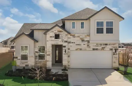 New construction Single-Family house 104 Villoria Cv, Liberty Hill, TX 78642 plan Grace - image