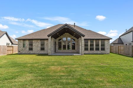 New construction Single-Family house 12122 Grassy Bend Dr, Mont Belvieu, TX 77523 plan 3566W - image