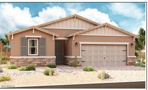 New construction Single-Family house 40516 W Wade Drive, Maricopa, AZ 85138 Slate- photo 0