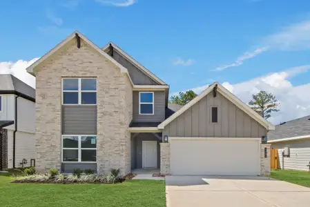 New construction Single-Family house 4261 Multnomah Falls Dr, Conroe, TX 77303 plan Midland - image