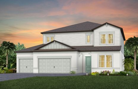 New construction Single-Family house 5161 Everlong Dr, Apollo Beach, FL 33572 plan Yorkshire - image