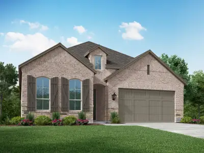 New construction Single-Family house 1709 Morning Mist Dr, Georgetown, TX 78628 plan Newport - image