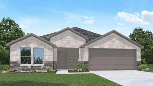 New construction Single-Family house 18204 Woodpecker Trl, New Caney, TX 77357 plan Denton - image