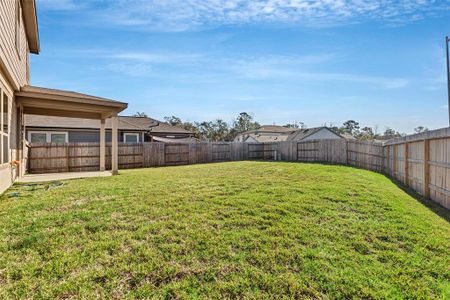 Great size backyard