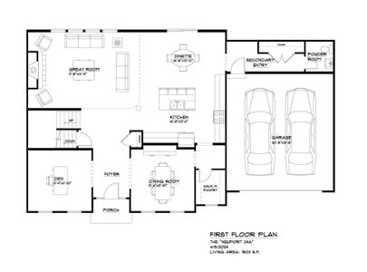 New construction Single-Family house 34 Fairway Dr, Lancaster, NY 14086 plan The Newport - image 3