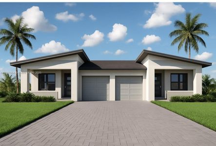 New construction Duplex house Lehigh Acres, FL 33971 - image