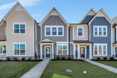 New construction Townhouse house 3179 Mission Olive Pl, New Hill, NC 27562 plan Hazelnut - image