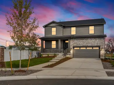 New construction Single-Family house 24068 E. Atlantic Pl, Aurora, CO 80018 The Chatfield- photo 0