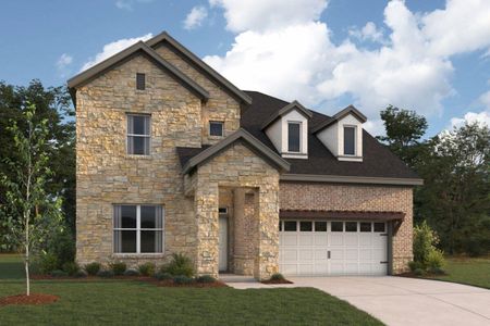 New construction Single-Family house 135 Pinky Varner Ct, Buda, TX 78610 plan Belmont II - Signature II Series - image