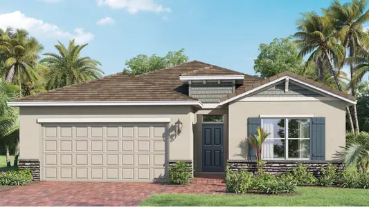 New construction Single-Family house 4101 Hollingsworth Dr Se, Palm Bay, FL 32909 plan Delray - image