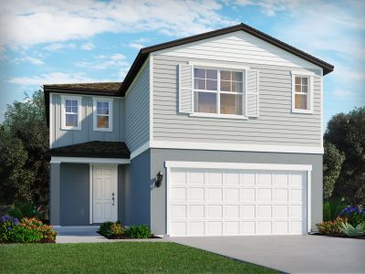New construction Single-Family house 11345 Bellewood Ter, Parrish, FL 34219 plan Zion - image