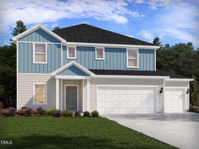 New construction Single-Family house 12 Stradshire Ct, Zebulon, NC 27597 plan Johnson - image