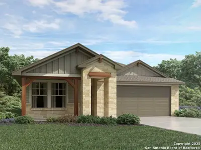New construction Single-Family house 4506 Wild Goose, San Antonio, TX 78245 plan The Briscoe (820) - image
