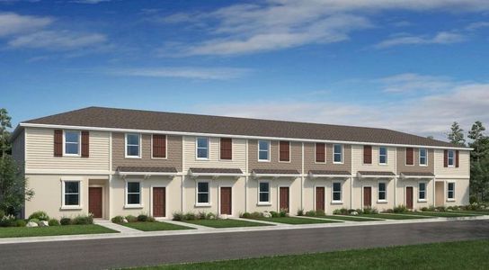 New construction Townhouse house 14052 Textile Run, Parrish, FL 34219 null- photo 0