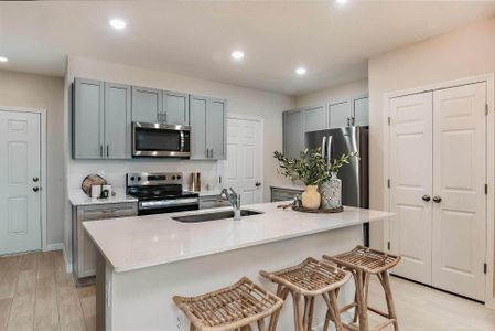 Kitchen with Large Center Island