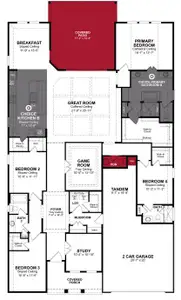 New construction Single-Family house 6402 Cherry Wick Dr, Manvel, TX 77578 plan Kerrville - image