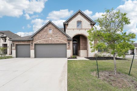 New construction Single-Family house 4216 Caroline Mae Cv, Pflugerville, TX 78660 Randolph- photo 0