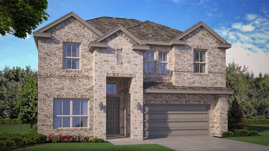 New construction Single-Family house 701 Bushman Dr, Aledo, TX 76008 plan The Palm - image