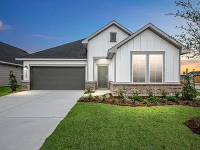 New construction Single-Family house 7514 Bristlegrass Colony Ct, Cypress, TX 77433 Somerville- photo 0