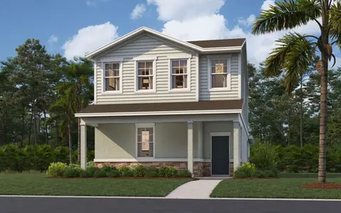 New construction Single-Family house 1719 Columbus Path, St. Cloud, FL 34771 plan Overton - image